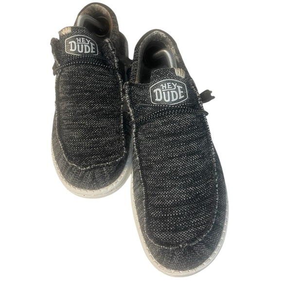 Hey Dude Other - Hey Dude Wally Sox Black/White Mens Slip Ons Comfort Shoes Sz 11 Men’s